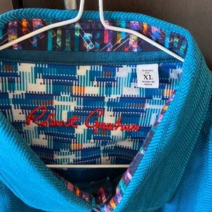 Robert Graham Teal Casual Shirt